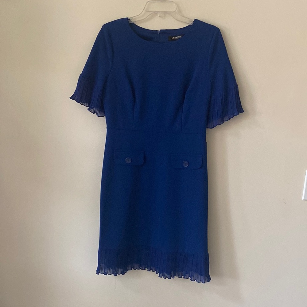 Glamour Blue Dress Size 8 Womens